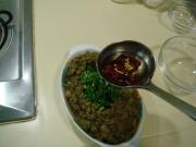 Motofu with soy sauce
