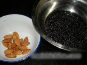 Black rice almond paste
