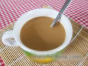 Tea with tangerine duck milk
