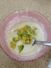 Yogurt with avocado
