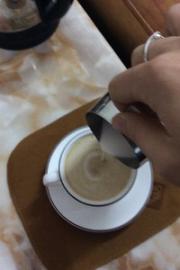 coffee carving

