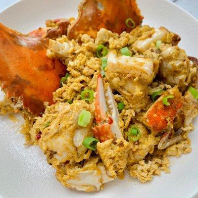 Soft fried whole crab